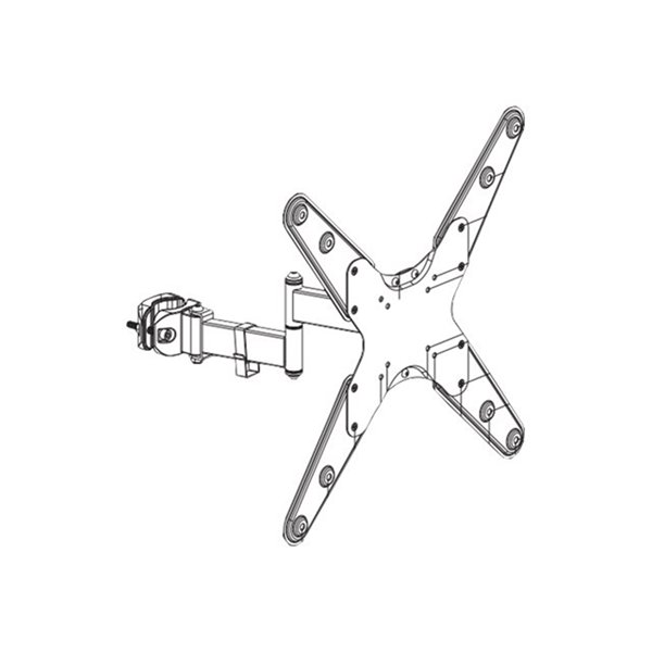 Neomounts by Newstar Screen Pole Clamp/Truss Mount 3 pivots VESA 400x400 (pole diameter 28-50 mm)