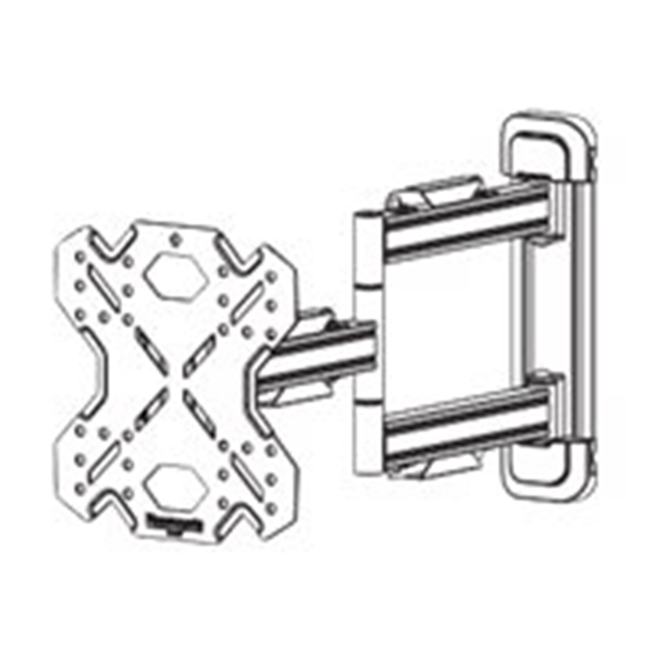 Neomounts Select Screen Wall Mount (full motion  3 pivots  VESA 200x200)