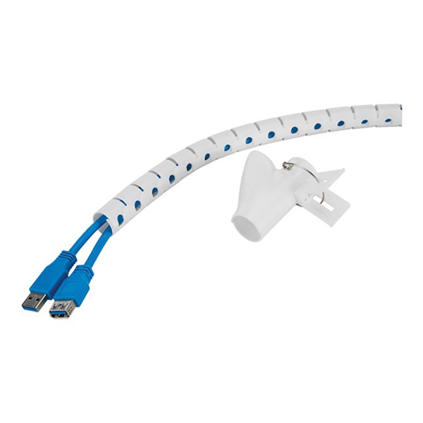 Neomounts Spiral Cable Wrap 20 mm. white