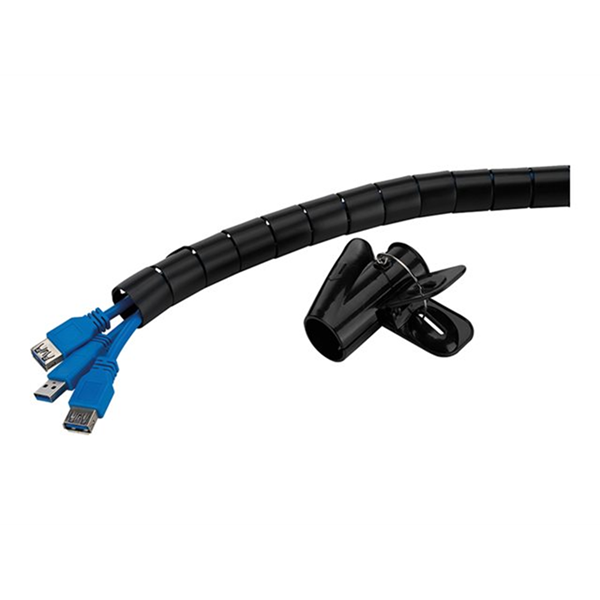 Neomounts Spiral Cable Wrap 25 mm. black