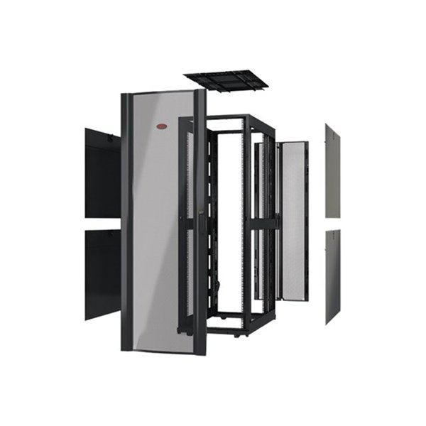 Netshelter SX 42U 600mm Wide x 1200mm Deep Enclosure Without Sides Black