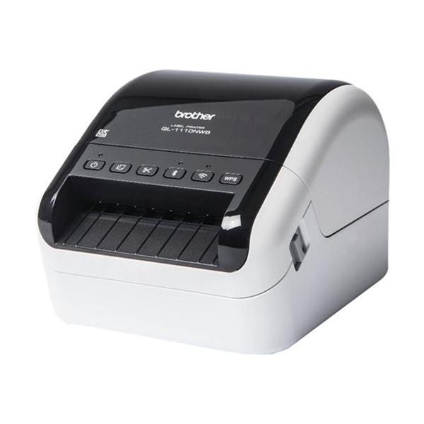 Netwerk labelprinter (zwart/wit)-12 tot103-6 mm- DK- snijmechanisme- USB 2.0- Bluetooth- LAN/WLAN-WiFi-direct- MFi -incl. 2x rollen + USB kabel Netwerk labelprinter (zwart/wit)-12 tot103-6 mm- DK- snijmechanisme- USB 2.0- Bluetooth- LAN/WLAN-WiFi-direct- MFi -incl. 2x rollen + USB kabel