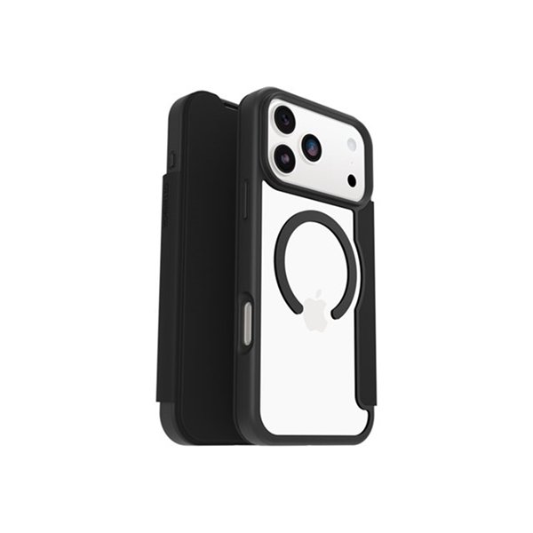 OB REACT FOLIO MAGSAFE SHAKEITOFF BLACK