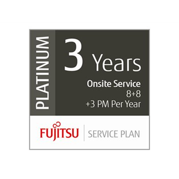 Onsite Service - 8 uur Reactie + 8 uur hersteld +3 Preventieve Onderhoud per jaar - Compatible Producten: fi-7600 | fi-7700S | fi-7700