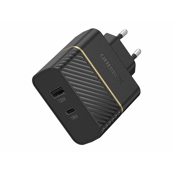 OtterBox EU Wall Charger 30W Black USB-P OtterBox EU Wall Charger 30W Black USB-P