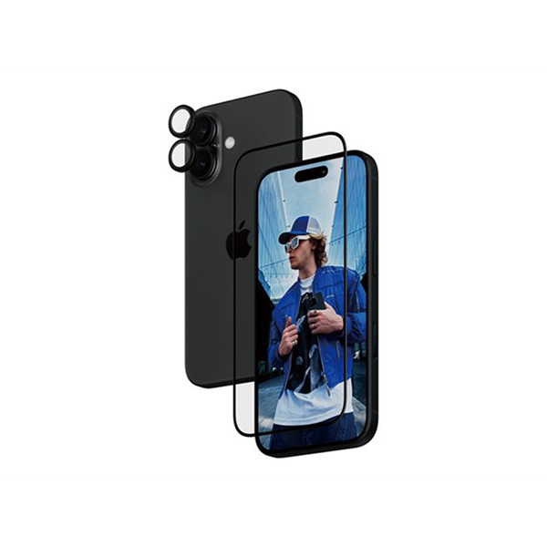 PanzerGlass - 2-in-1 Bescherming - beschermset scherm/lens voor mobiele telefoon