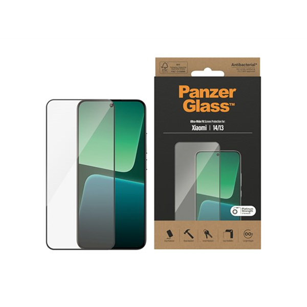 PanzerGlass - schermbeschermer voor mobiele telefoon - ultrabrede pasvorm PanzerGlass - schermbeschermer voor mobiele telefoon - ultrabrede pasvorm