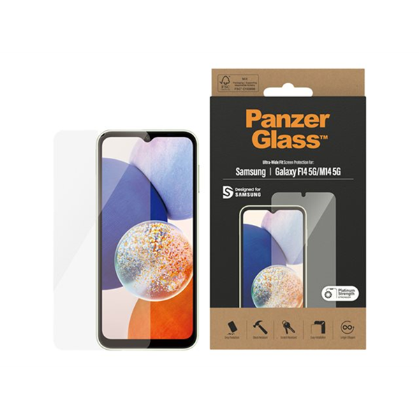 PanzerGlass - schermbeschermer voor mobiele telefoon - ultrabrede pasvorm