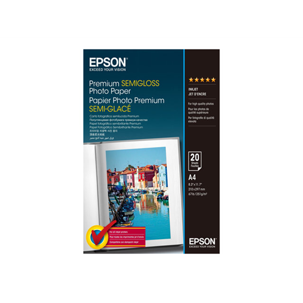 Paper/Semigloss Photo A4 251gm2 20sh