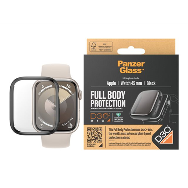 PG FullBody Apple Watch 9 Black 45MM D3O