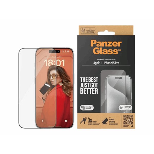PG Scrn Iphone 15 Pro UWF WA
