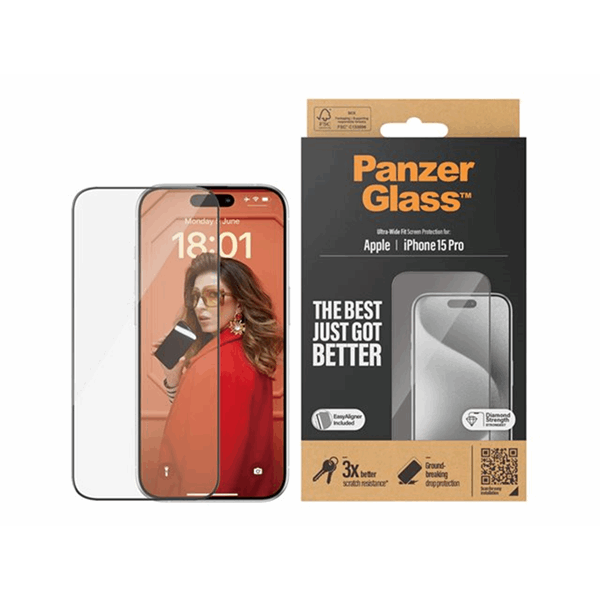 PG Scrn Iphone 15 Pro UWF WA