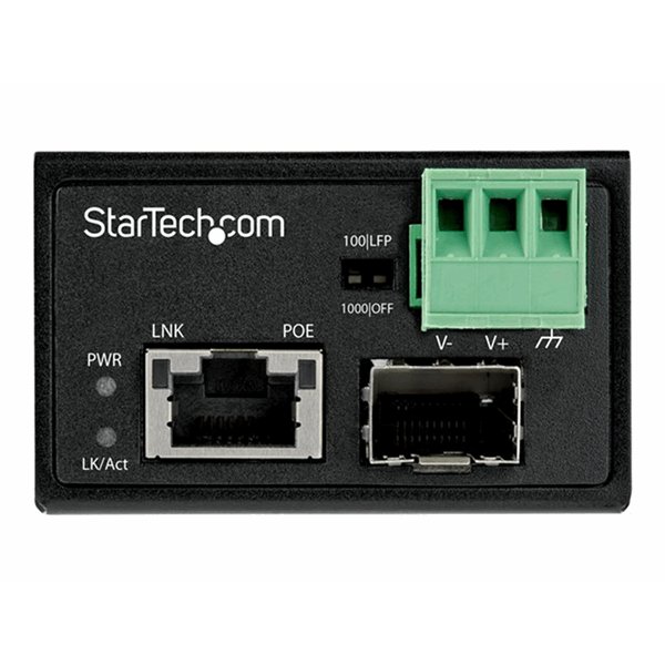 PoE+Fiber to Ethernet Media Converter