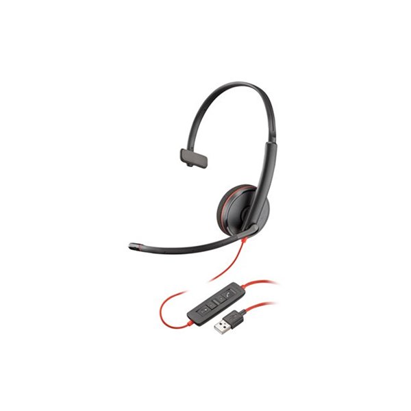 Poly BW C3210 USB-A BLK HS Bulk 50