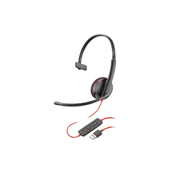 Poly BW C3210 USB-A BLK HS Bulk 50