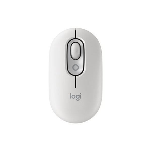 POP Mouse with emoji OFF WHITE