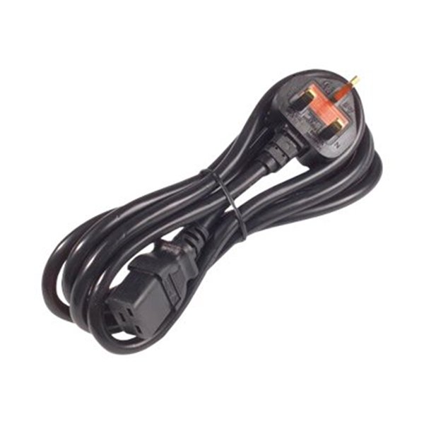 Power Cord/240V 16A C19>UK Plug