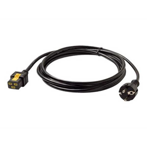 Power Cord/Locking C19 to CEE/7 3m