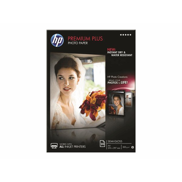 Premium Plus Semi-gloss Photo Paper wit300g/m2 A4 20 sheets 1-pack