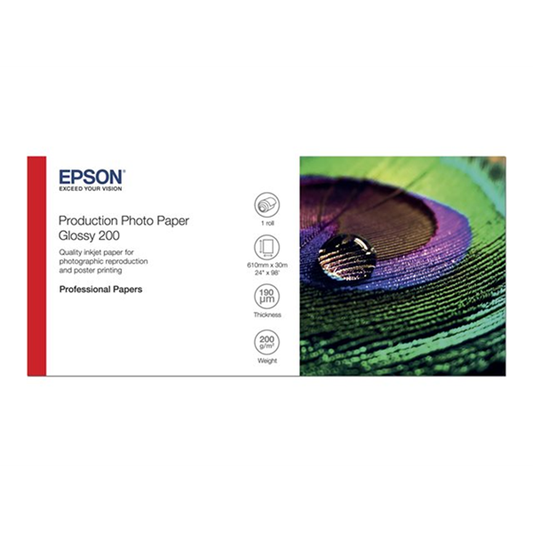 Production Photo Paper Glossy 200 24i x30m Production Photo Paper Glossy 200 24i x30m