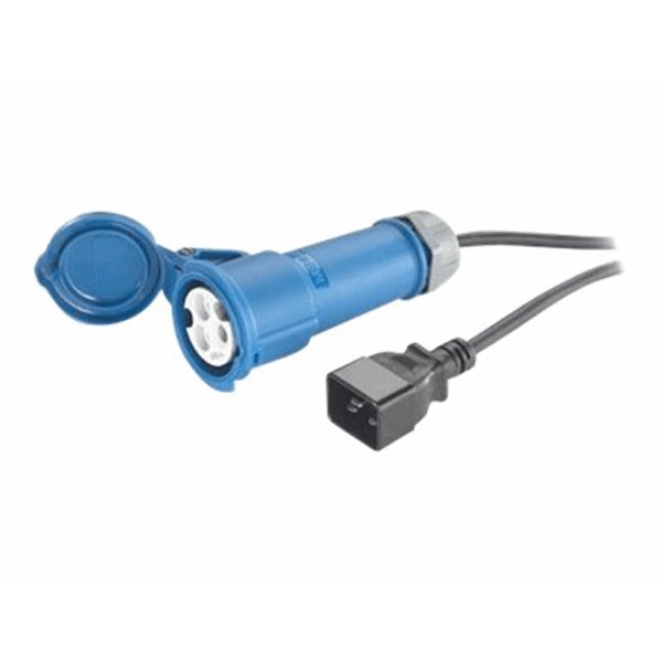 Pwr Cord 16A 230V C20 to IEC 309F