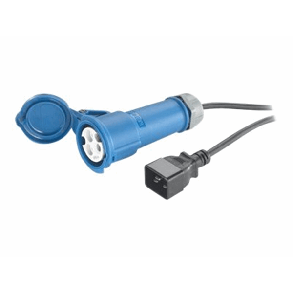 Pwr Cord 16A 230V C20 to IEC 309F