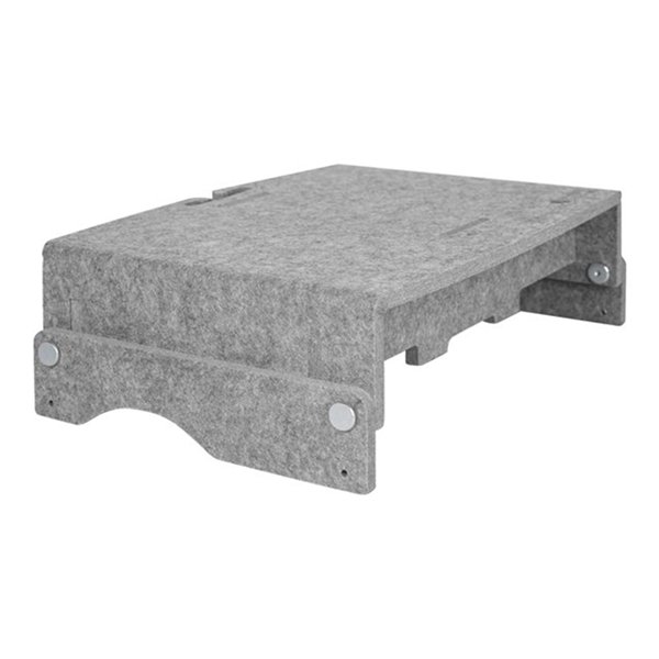 Q-riser 110 Circular Monitor Stand grey
