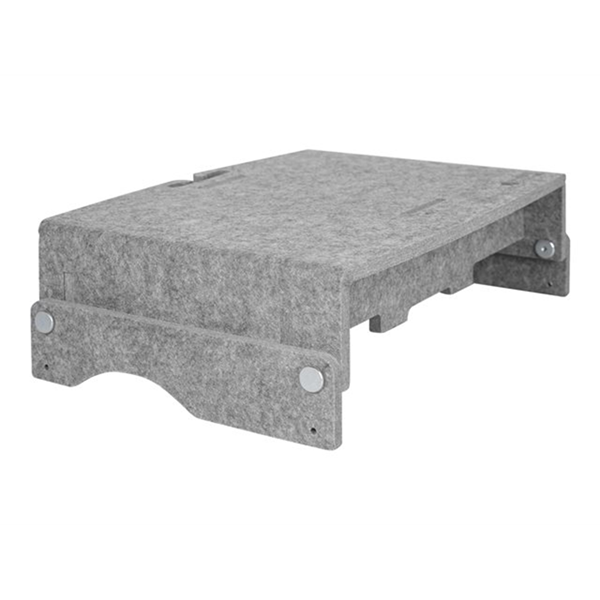 Q-riser 110 Circular Monitor Stand grey