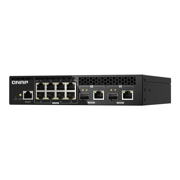 QSW-M2108R-2C 8x2.5Gbps2x10Gbps SFP+/ RM