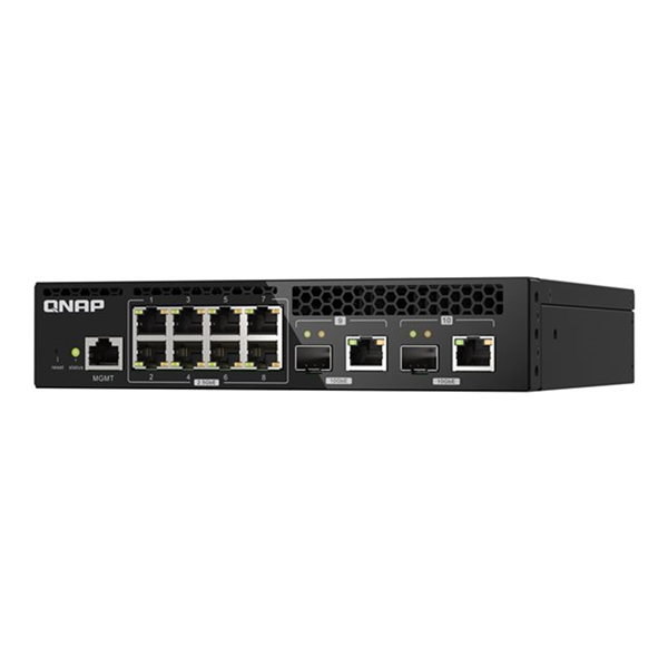 QSW-M2108R-2C 8x2.5Gbps2x10Gbps SFP+/ RM