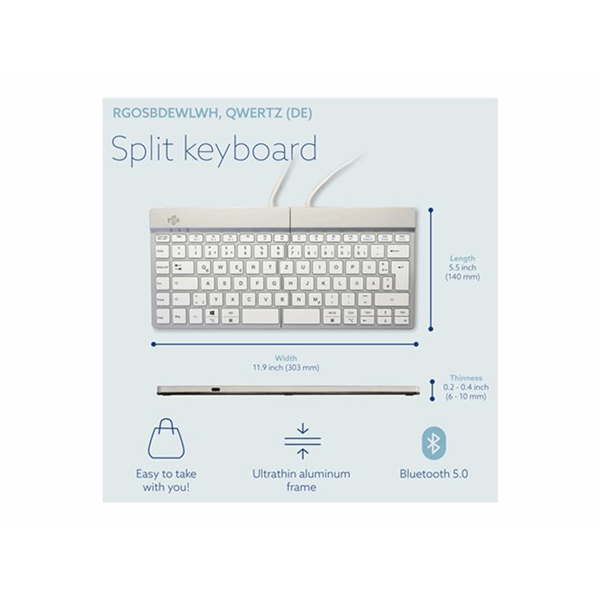 R-Go Split Break keyboard QWERTZ (DE) R-Go Split Break keyboard QWERTZ (DE)