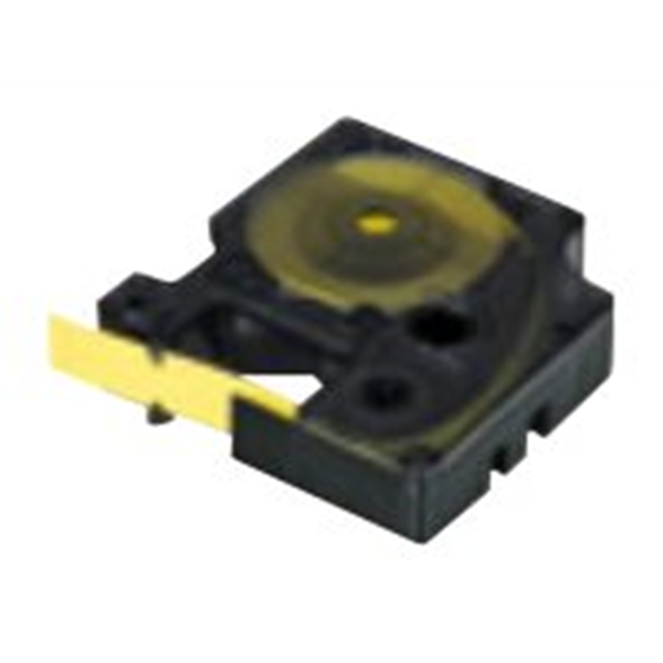 RHINO 1 HST BLACK ON YELLOW - 24MM