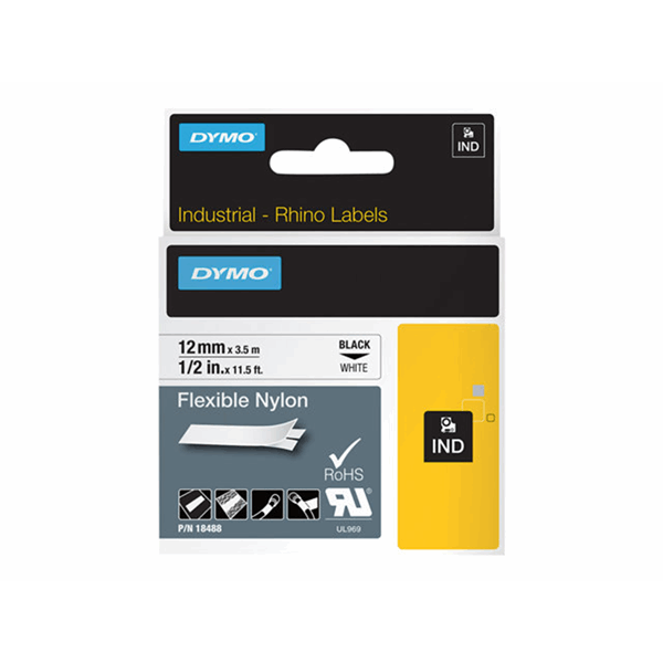 RHINO TAPE NYLON 12MM WIT