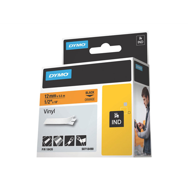 RHINO TAPE VINYL 12MM ORANJE RHINO TAPE VINYL 12MM ORANJE