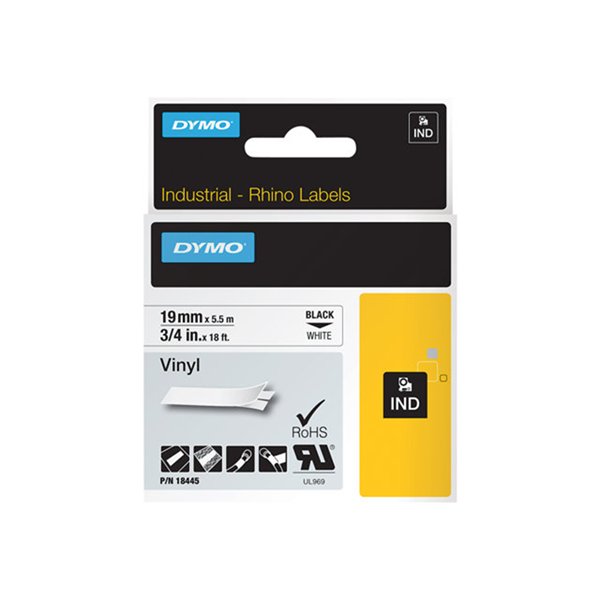 RHINO TAPE VINYL 19MM WIT