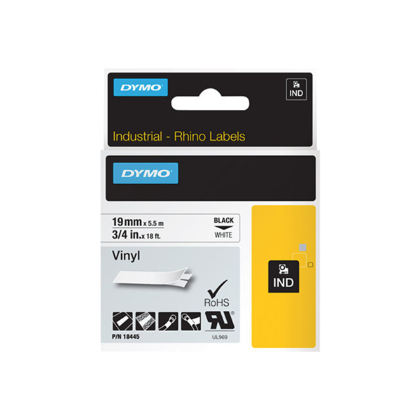 RHINO TAPE VINYL 19MM WIT