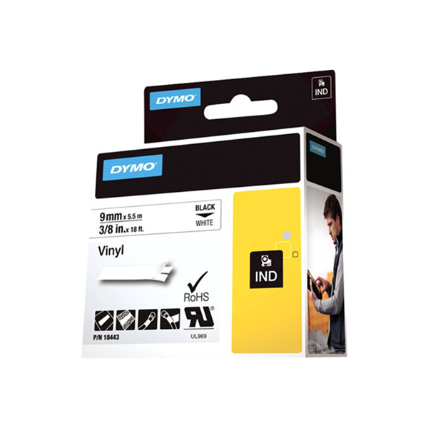 RHINO TAPE VINYL 9MM WIT RHINO TAPE VINYL 9MM WIT