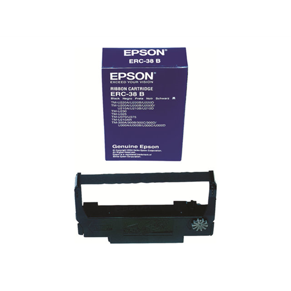 Ribbon/ERC38B Cartridge BK