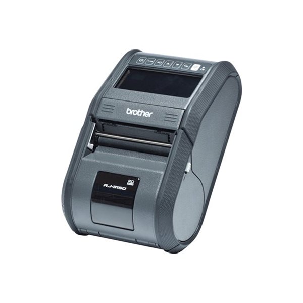 RJ-3150 Mobile RJ printer 203x200dpi/USB/WiFi/Bluetooth - printspeed 127mm/sec/LCD colour screen/25-80mm roll width - IP54 - droptest 1.2m