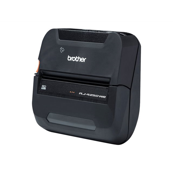 RJ 4250WB Mobiele RJ printer 203 x 203 dpi USB/Bluetooth/NFC/WiFi Airprint MFi gecertificeerd snelheid 127 mm/sec IP54 certificering - droptest tot 210 cm RJ 4250WB Mobiele RJ printer 203 x 203 dpi USB/Bluetooth/NFC/WiFi Airprint MFi gecertificeerd snelheid 127 mm/sec IP54 certificering - droptest tot 210 cm