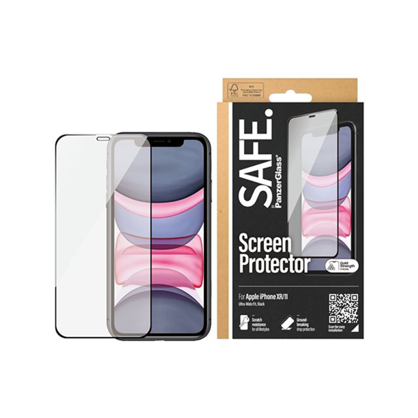 SAFE. by PanzerGlass - schermbeschermer voor mobiele telefoon - rand naar rand