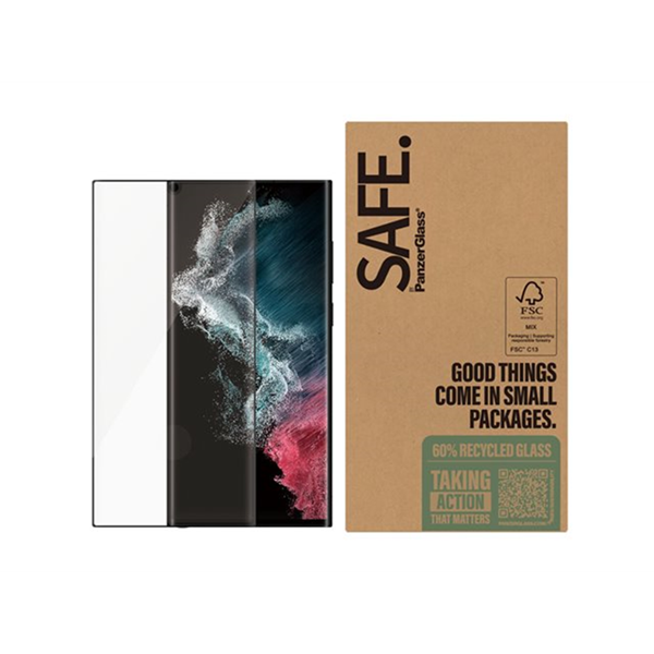 SAFE. by PanzerGlass - schermbeschermer voor mobiele telefoon - ultra-brede pasvorm, gebogen randen