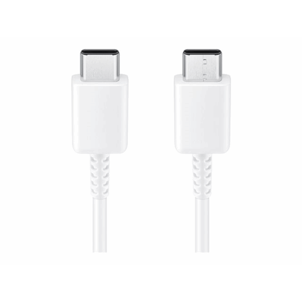 Samsung EP-DA705 - USB-kabel - USB-C (M) naar USB-C (M) - USB 2.0 - 3 A - 1 m -wit Samsung EP-DA705 - USB-kabel - USB-C (M) naar USB-C (M) - USB 2.0 - 3 A - 1 m -wit