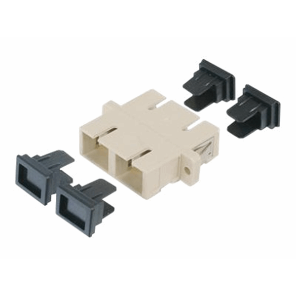 SC / SC Duplex Coupler grey mltmode