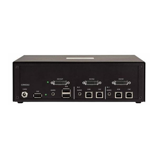 Secure 2-Port KVM Switch DVI NIAP TAA