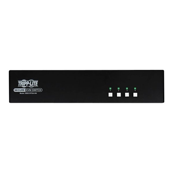 Secure KVM Switch 4-Port DisplayPort Dual Monitor NIAP PP 3.0