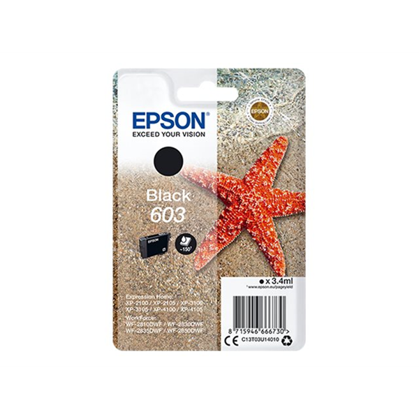 Singlepack Black 603 Ink