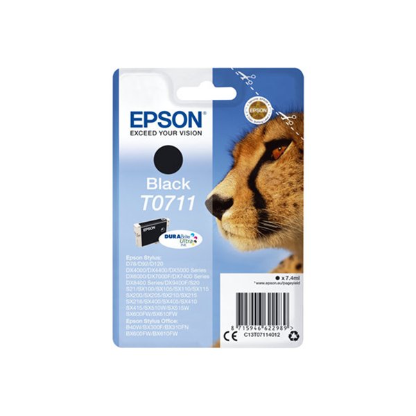Singlepack Black T0711 DURABrite Ultra Ink