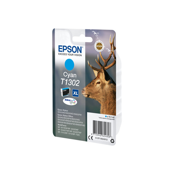 Singlepack Cyan T1302 DURABrite Ultra Ink Singlepack Cyan T1302 DURABrite Ultra Ink