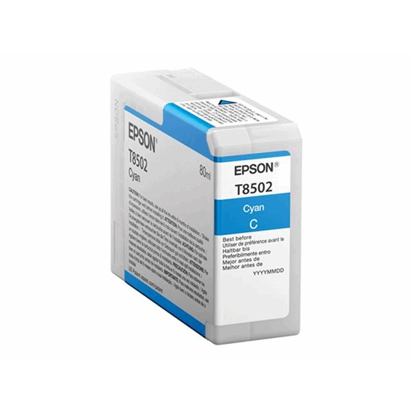 Singlepack Cyan T850200 UltraChrome HD ink 80ml